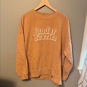 Aerie Light Brown Cozy Pullover